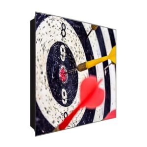  Schlüsselkasten 'Dart' 30x30 Glas, inkl. Haken Schlüsselbrett Schlüssel-Box Design Aufbewahrung