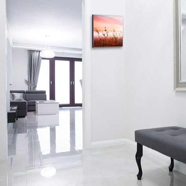 Schlüsselkasten 'Gewächsfeld' 30x30 Glas, inkl. Haken Schlüsselbrett Schlüssel-Box Design Aufbewahrung – Bild 3