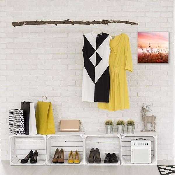 Schlüsselkasten 'Gewächsfeld' 30x30 Glas, inkl. Haken Schlüsselbrett Schlüssel-Box Design Aufbewahrung – Bild 4