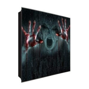  Schlüsselkasten 'HOL Mich' 30x30 Glas, inkl. Haken Schlüsselbrett Schlüssel-Box Design Aufbewahrung