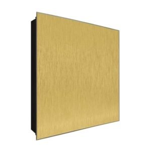  Schlüsselkasten 'Holzoberfläche' 30x30 Glas, inkl. Haken Schlüsselbrett Schlüssel-Box Design Aufbewahrung