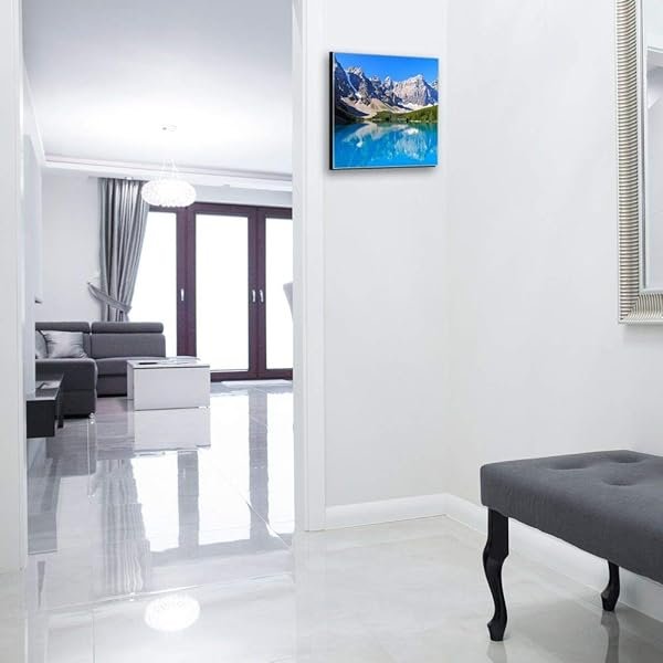 Schlüsselkasten 'Königssee' 30x30 Glas, inkl. Haken Schlüsselbrett Schlüssel-Box Design Aufbewahrung – Bild 3