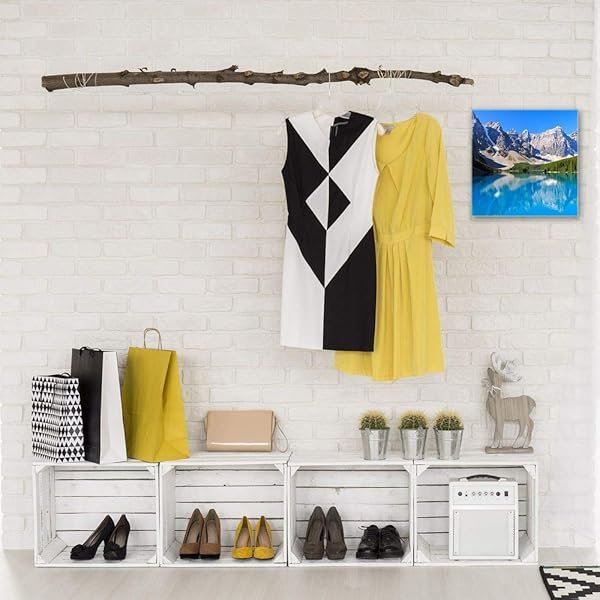 Schlüsselkasten 'Königssee' 30x30 Glas, inkl. Haken Schlüsselbrett Schlüssel-Box Design Aufbewahrung – Bild 4