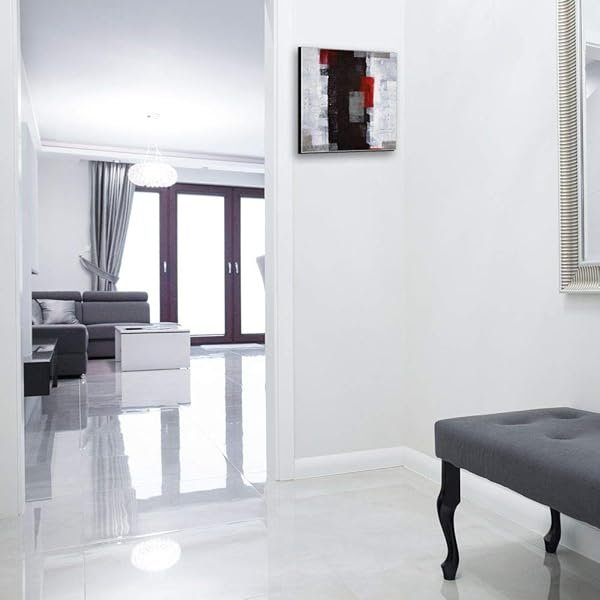 Schlüsselkasten 'Kreatives Verlangen' 30x30 Glas, inkl. Haken Schlüsselbrett Schlüssel-Box Design Aufbewahrung – Bild 3