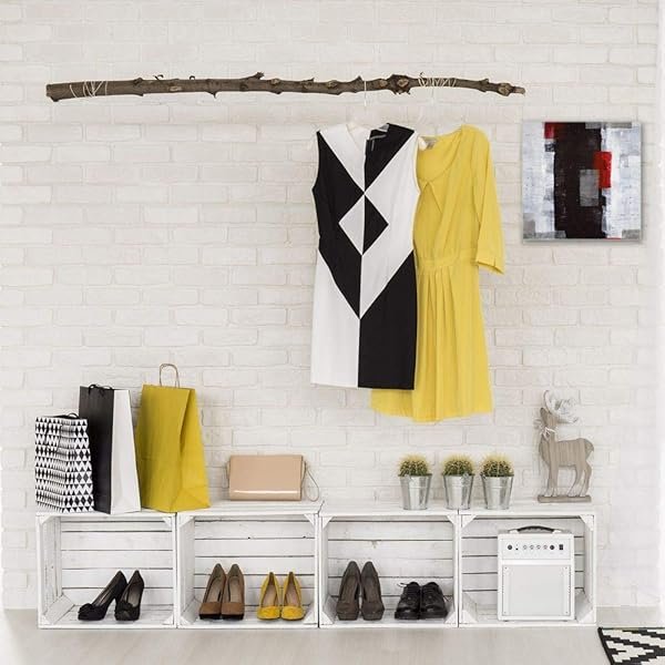 Schlüsselkasten 'Kreatives Verlangen' 30x30 Glas, inkl. Haken Schlüsselbrett Schlüssel-Box Design Aufbewahrung – Bild 4