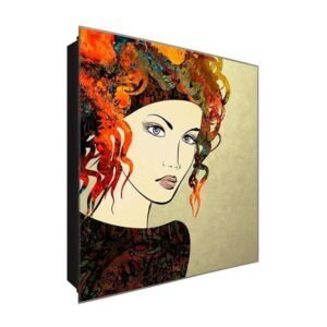  Schlüsselkasten 'Medusa ' 30x30 Glas, inkl. Haken Schlüsselbrett Schlüssel-Box Design Aufbewahrung