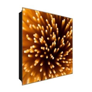  Schlüsselkasten 'Pasta' 30x30 Glas, inkl. Haken Schlüsselbrett Schlüssel-Box Design Aufbewahrung