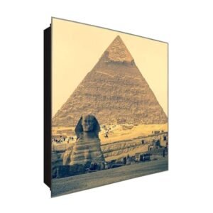  Schlüsselkasten 'Pyramide' 30x30 Glas, inkl. Haken Schlüsselbrett Schlüssel-Box Design Aufbewahrung