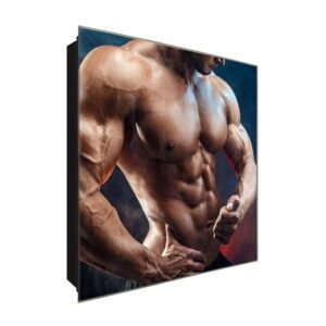  Schlüsselkasten 'Sixpack' 30x30 Glas, inkl. Haken Schlüsselbrett Schlüssel-Box Design Aufbewahrung