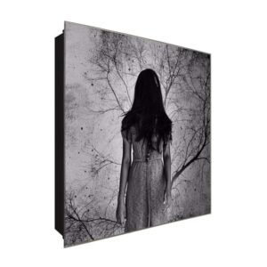  Schlüsselkasten 'The Ring' 30x30 Glas, inkl. Haken Schlüsselbrett Schlüssel-Box Design Aufbewahrung