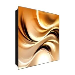  Schlüsselkasten 'Verwirrung' 30x30 Glas, inkl. Haken Schlüsselbrett Schlüssel-Box Design Aufbewahrung