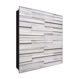  Schlüsselkasten 'Wandplatten' 30x30 Glas, inkl. Haken Schlüsselbrett Schlüssel-Box Design Aufbewahrung